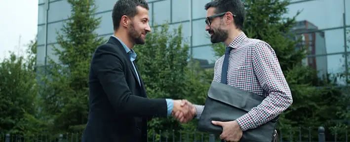 Insurance claims specialist reviewing subrogation files